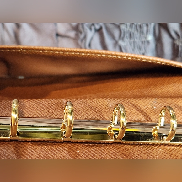 Louis Vuitton Monogram Canvas Small Ring Agenda PM Passport Cover Pocket Planner - Picture 12 of 13